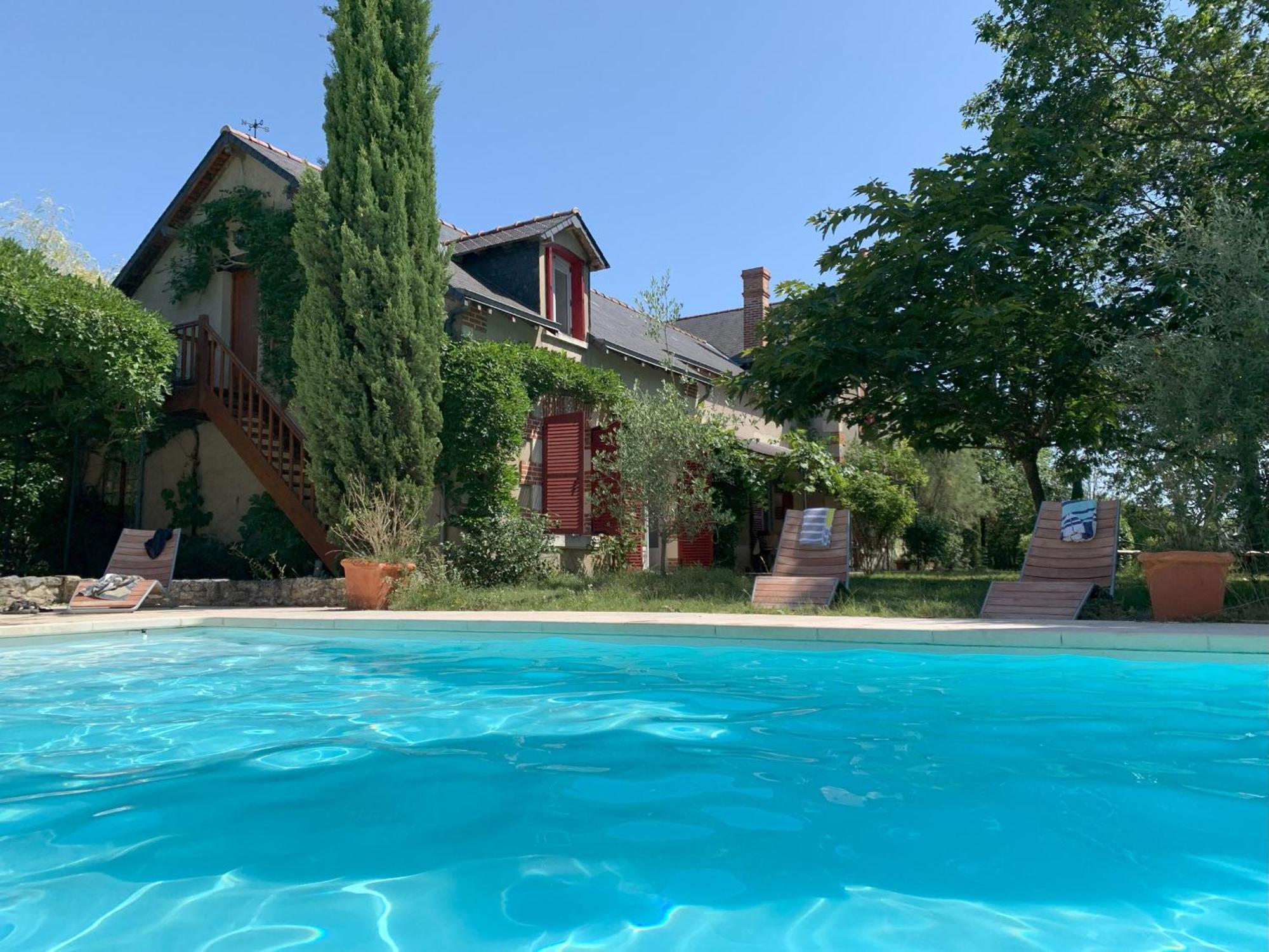 Chambre D'Hotes Avec Piscine Chauffee Dans Le Parc De La Brenne - Fr-1-591-574 Bed and Breakfast Rosnay  Esterno foto